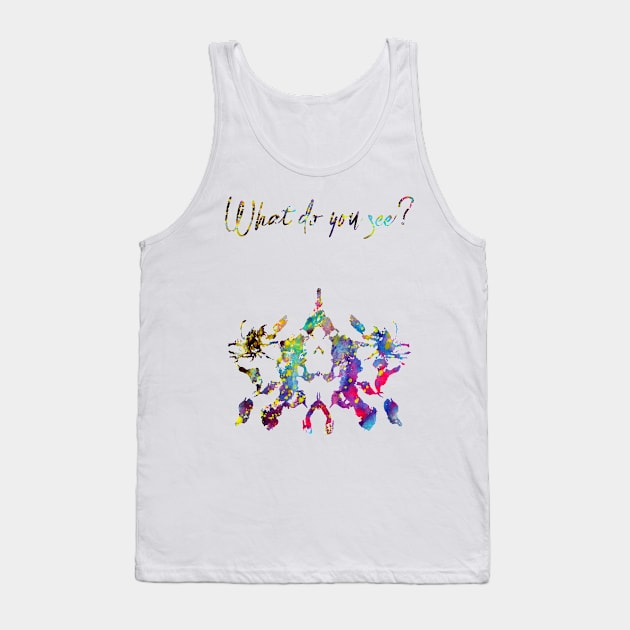 Rorschach inkblot test Tank Top by erzebeth